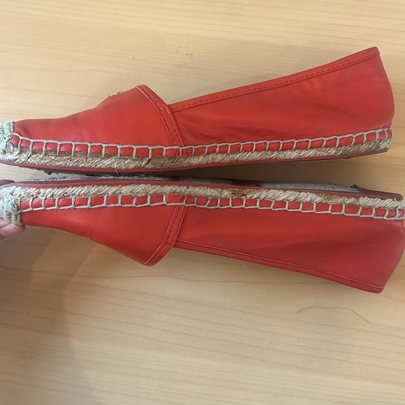 Coach leather orange shoes espadrilles “Rhodelle” - Picture 8 of 11